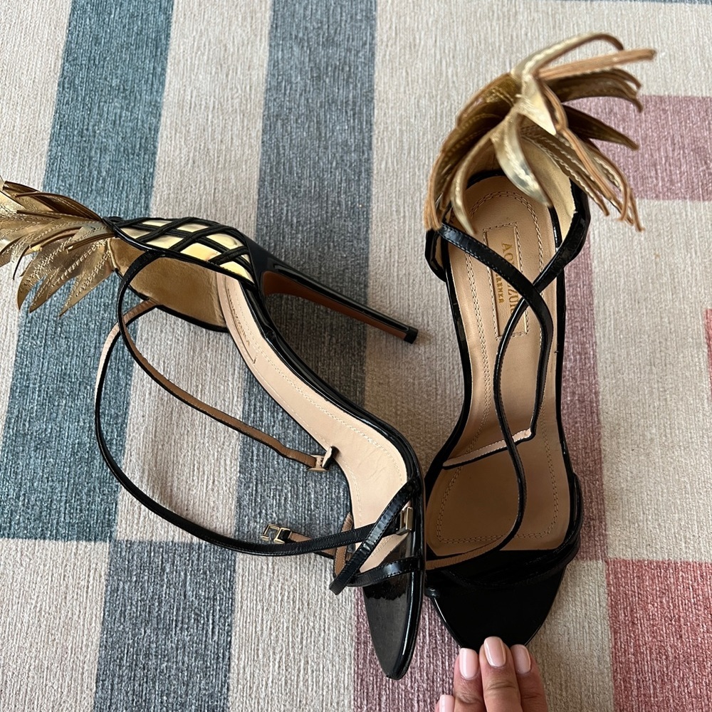 Aquazzura pineapple heels
